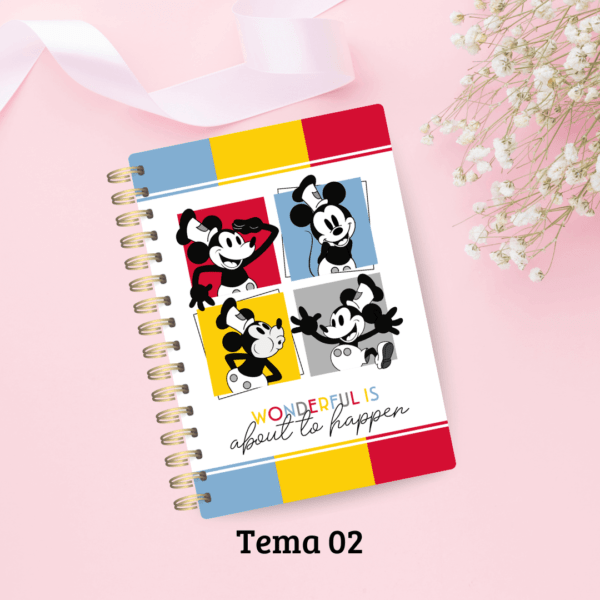Planner Diário Mickey Mouse - Imagem 3