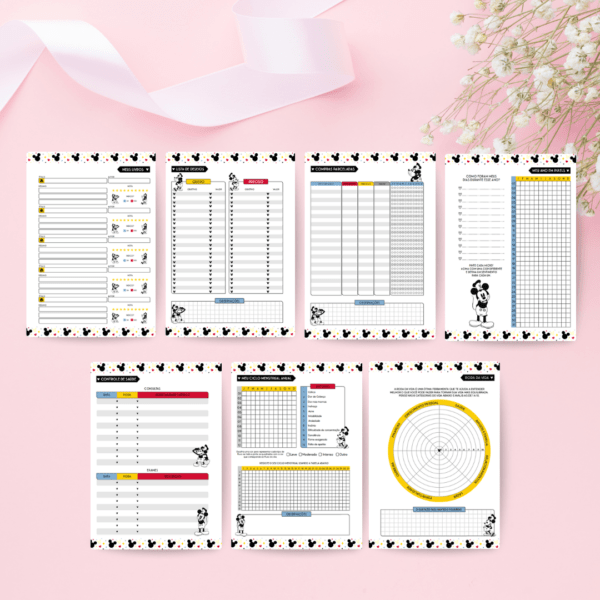 Planner Mickey Mouse - Imagem 8